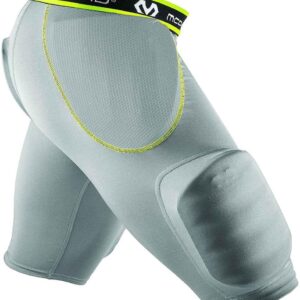 McDavid Football Padded Girdle Compression Shorts with Hard-Shell Thigh Protection….