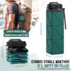 Collapsible Water Bottles 20.6oz Foldable Water Bottle BPA Free Reusable Lightweight…