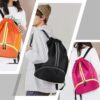 Hoedia Sports Drawstring Backpack – String Swim Gym Bag with Shoes…