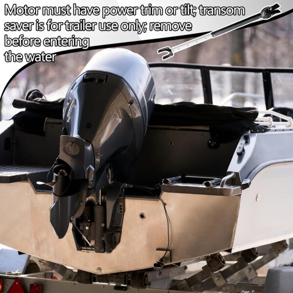 Gisafai SP-400-RB Adjustable Transom Saver from 23 to 35 Inches Boat Motor Transom…