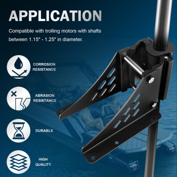 Universal Trolling Motor Deck Mount Replacement for Newport Vessels Pontoon Motor…