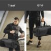 Gym Duffle Bag Waterproof Sports Duffel Bags Travel Weekender Bag for Men…