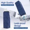 Collapsible Water Bottles, 2 Pack Leakproof BPA-Free Silicone Foldable Portable Water…
