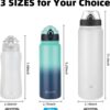 Oldley Insulated Water Bottle 20oz for Adults Kids Stainless Steel Water Bottles with…