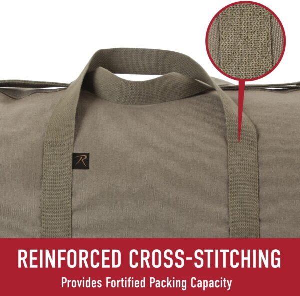 Rothco Canvas Shoulder Duffle Bag Military Canvas Gym Bag