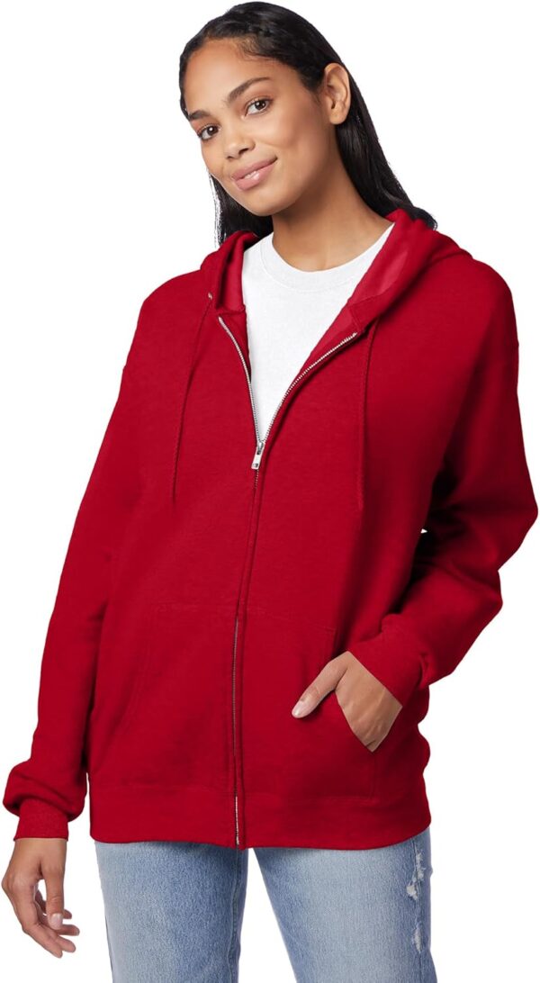 Hanes Men’s EcoSmart Fleece Full-Zip Hoodie Sweatshirt