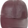 Zessano Genuine Leather Unisex Baseball Cap – 100% Sheep Leather Mens and Womens…