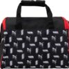 PUMA Evercat Transformation 14″ Junior Duffel Bag (Black/Red, One Size)