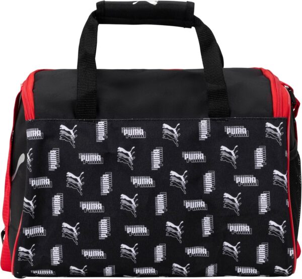 PUMA Evercat Transformation 14″ Junior Duffel Bag (Black/Red, One Size)
