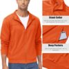 MAGCOMSEN Men’s Track Jackets Lightweight Full-Zip Casual Coat Workout Running…