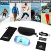 FEISEDY Sports Sunglasses, Polarized Oversized Shield for Women Men Youth, Baseball…