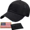 Antourage American Flag Unisex Baseball Hat for Men and Women | USA Flag Mesh Snapback...