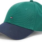 Tommy Hilfiger Men's Cotton Flag Logo Adjustable Baseball Cap