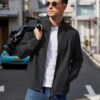 COOFANDY Men’s Lightweight Zip Up Jacket Stand Collar Jacket Casual Light Golf Jackets…