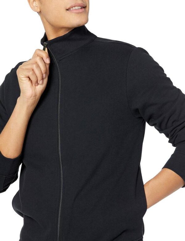 Amazon Essentials Men’s Zip Up Sweatshirt, Lightweight French Terry, Mock Neck