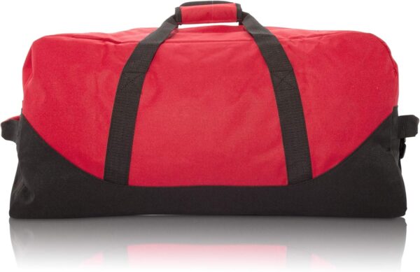 DALIX 25″ Big Adventure Large Gym Sports Duffle Bag (Black Grey Navy Blue…