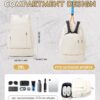 Gym Backpack for Women Men, Lightweight Gym Bag with Shoe Compartment,…