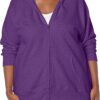 Just My Size Women's Ecosmart Fullzip Fleece Hoodie