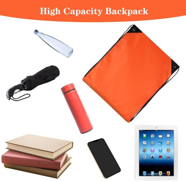 20 Colors Drawstring Backpack Bags Sack Pack Cinch Tote Sport Storage…