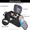 BSHG Gym Bags For Men & Women Waterproof Sports Duffel Bags Travel Backpack…