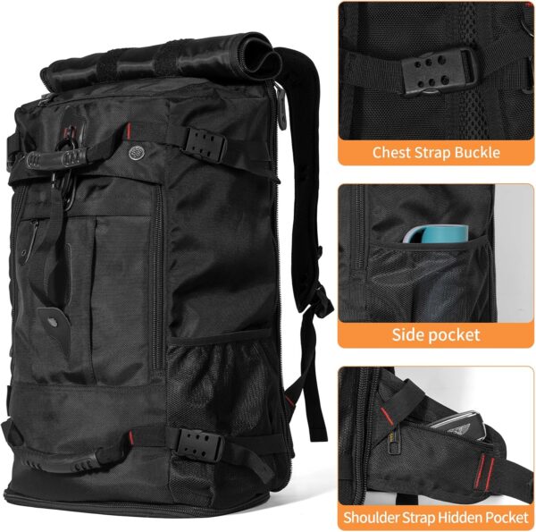 Travel Backpack Carry On Backpack Durable Convertible Duffle Bag Fit for…