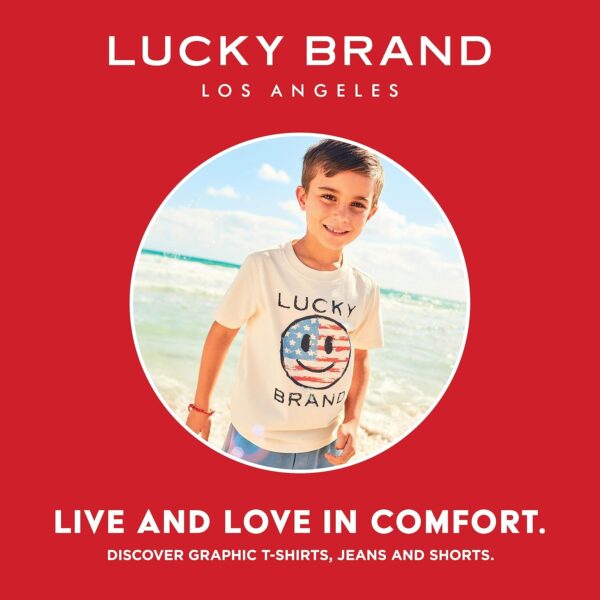 Lucky Brand Boys’ Long Sleeve Fleece Full Zip Hoodie, Comfortable, Relaxed Fit with…