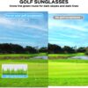 Polarized Golf Sunglasses for Men Sports Polarized Sunglasses UV400 Protection Golf…