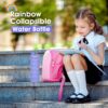 Collapsible Water Bottle for Adults, Boys, Students, Kids, Reusable Silicone Foldable…