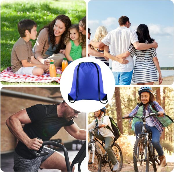 KUUQA 25Pcs Drawstring Backpack Bags String Backpack Sport Bag Sack Cinch…
