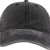 Washed Cotton Unstructured Baseball Cap for Men Women Retro Classic Gift Golf Dad Hats
