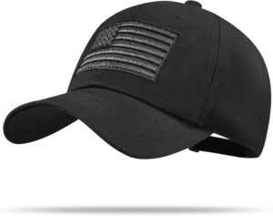 American Flag Hat, Adjustable Fit USA Baseball Cap for Men Women, Dad Hats, Outdoor…