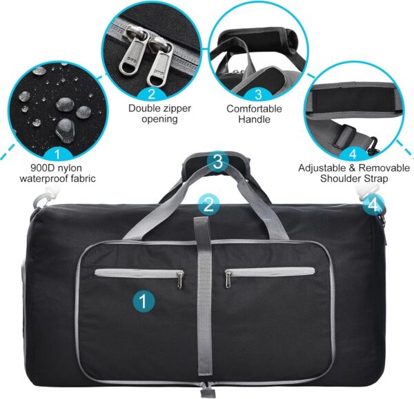 Felipe Varela Duffle Bag with Shoes Compartment and Adjustable…