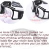 ”N/A” Kids Sports Glasses Basketball Football Safe Training Goggles Anti Fog 7-12