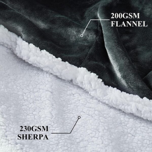 Topcee Oversized Wearable Blanket Sherpa Fleece Blanket Hoodie Comfortable Soft Warm…