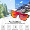 ROCKBROS Polarized Fit Over Glasses Sunglasses 100% UV400 Protection for Men…