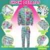 Arssm Retro 80s 90s Outfit Sets for Men Vintage Jacket and Joggers Sweatpants 80s…