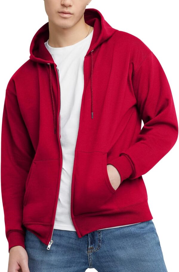 Hanes Men’s EcoSmart Fleece Full-Zip Hoodie Sweatshirt