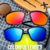 KALIYADI Polarized Sunglasses-Men Sports Sun-glasses: Mens Sunglasses Polarized UV…