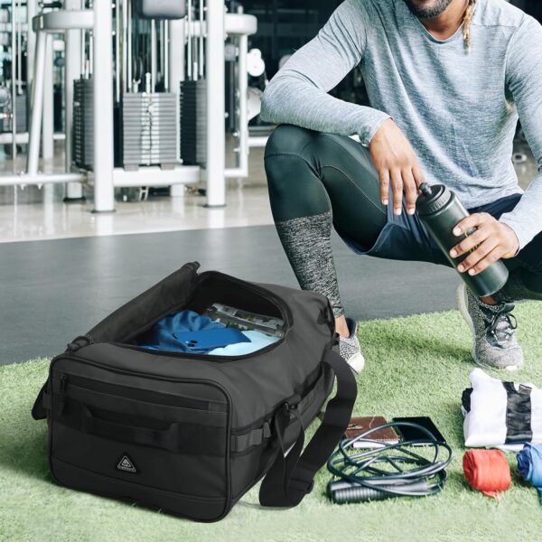 Haimont Gym Duffel Backpack Bag for Men Large Sports Duffle Bags with…