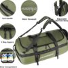 40L/60L/90L Large Waterproof Duffle Bag Backpack for Men, Mens Duffel…