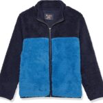 The Children's Place Boys' Long Sleeve, Sherpa Lined, Zip-Front Hoodie Sweatshirt