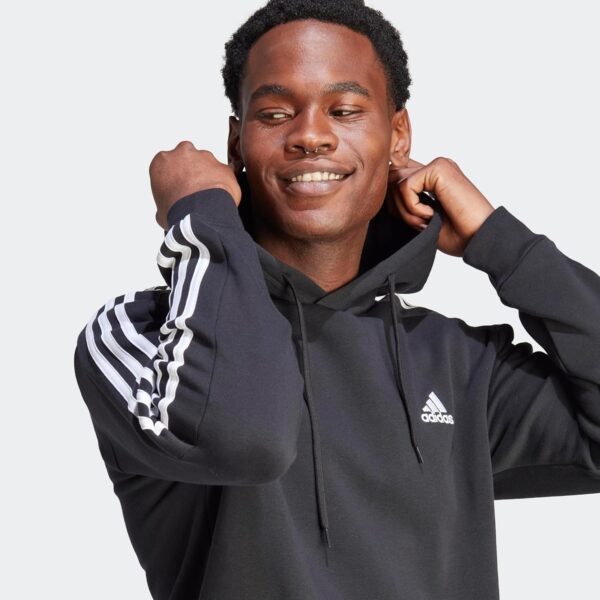 adidas Men’s Essentials Fleece 3-Stripes Hoodie