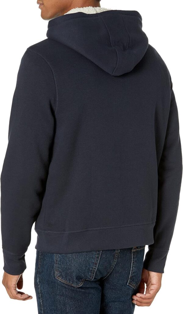 Amazon Essentials Hoodie For Men, Sherpa-Lined Full-Zip Fleece Sweatshirt