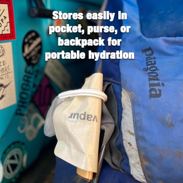 Vapur Flexible, Collapsible Wide Mouth Anti-Bottle with Detachable Carabiner,…
