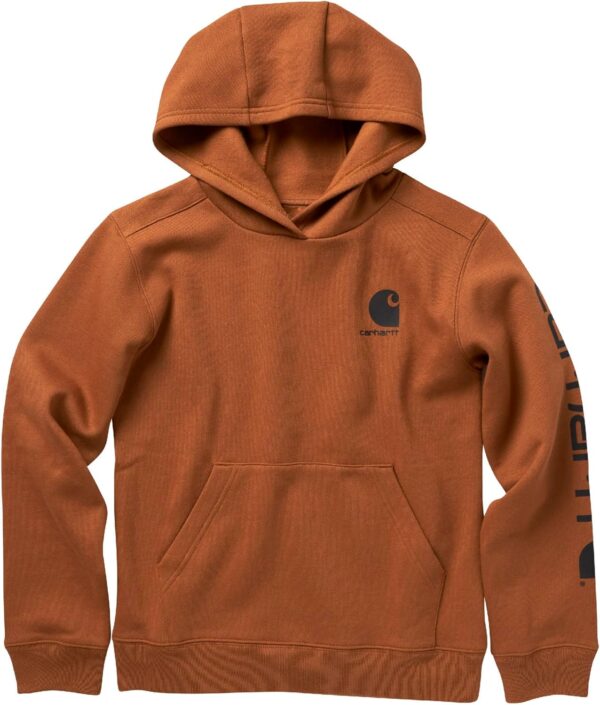 Carhartt Boys’ Long Sleeve Hooded Sweatshirt