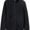 Amazon Essentials Men’s Zip Up Sweatshirt, Lightweight French Terry, Mock Neck