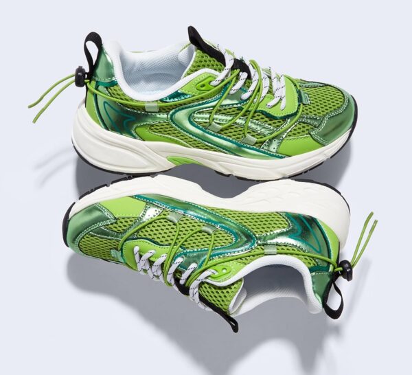 LUCKY STEP Women’s Fashion Walking Shoes Running Platform Mesh Casual Sport Gym Work…