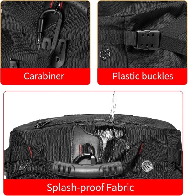 Travel Backpack Carry On Backpack Durable Convertible Duffle Bag Fit for…