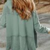 Dokotoo Waffle Knit Hoodies for Womens Zip Up Fall Outfits 2024 Drawstring Casual…