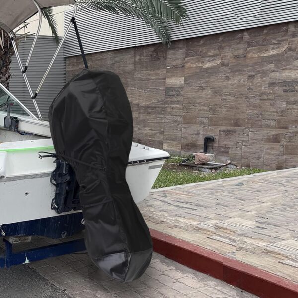 Explore Land Fade Resistant Full Outboard Motor Cover – Waterproof Upgraded Strong…